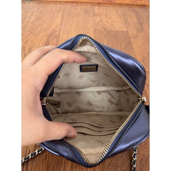 B4 Guess Denim Crossbody Bag Y2k Quilted - Picture 5 of 8